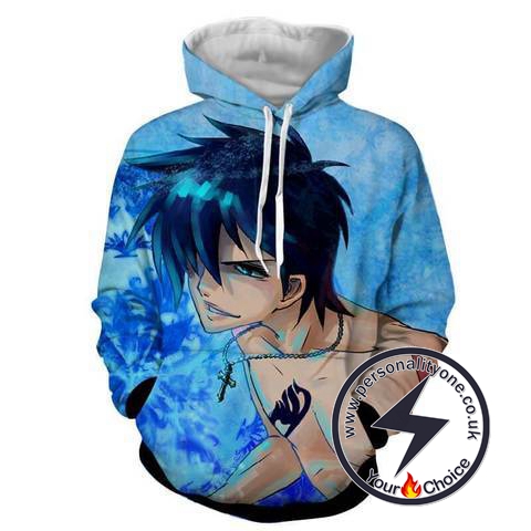 Gray Fullbuster - Fairytail Hoodies - Fairytail 3D Printed